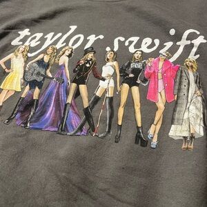 taylor swift limited edition with folklore era gray sweatshirt